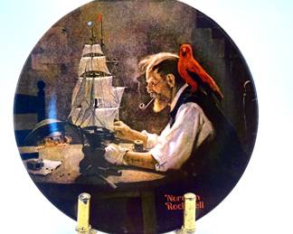 Norman Rockwell Plate "The Ship Builder"