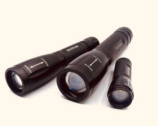 "Feit" Electric aluminum led Zoom Flashlights