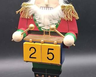 Wooden Nutcracker Countdown To Christmas