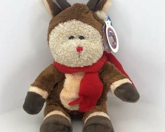 Vintage 2003 Starbucks Bearista Bear 28th Ed Rudolph RedNosed Reindeer Plush