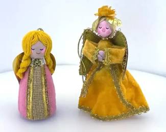 1976 Mr. Christmas Velvet Angel  Angel Japan