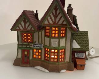 Dept 56 Dickens Village Hembledon Pewterer HandPainted Porcelain Building