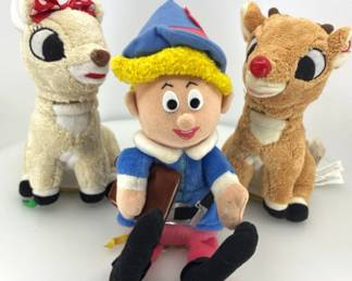  05 Gemmy Industries Animated Rudolph the RedNosed Reindeer Rudolph, Clarice, and Hermey the Elf