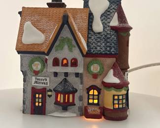 Vintage Dept 56 Heritage Village North Pole Series Tassys Mittens  Hassels Woolies