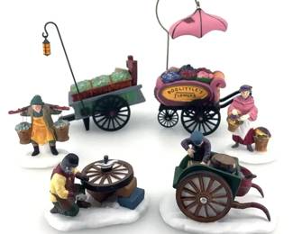 Dept 56 Heritage Village Chelsea Market Flower Monger  Cart, C. Bradford Wheelwright  Son  Chelse