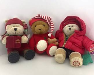 Starbucks Bearista Bears 51st  97th Ed Lot w Vintage International Silver Bear