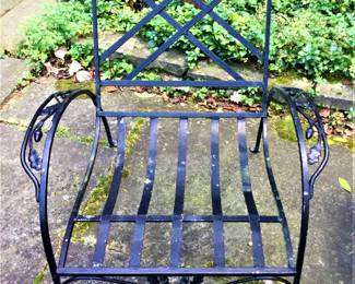 MCM Salterini Wrought Iron Armchair