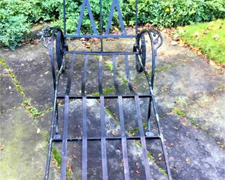 MCM Stlterini Wrought Iron Chaise Lounge