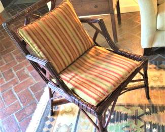 Vintagr Bamboo & Rattan Lounge Chair