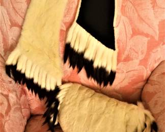 Vintage Fur Scarf and Muff