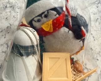 Bags of ornaments for 25 cents