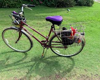 Vintage Ross Ladies Touring Bike  with accesories