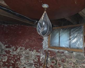 Vintage Ceiling Punching Bag