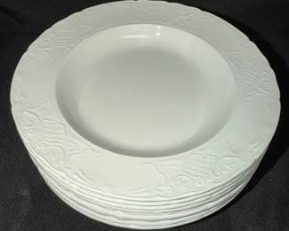 Johnson Brothers Richmond White rimmed soup bowls