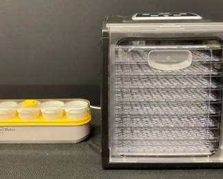 Gourmia Dehydrator And Salton Thermostat Controlled Yogurt Maker