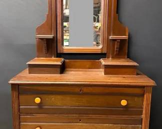 Knoxville Furniture Co. Victorian Eastlakestyle walnut dresser
