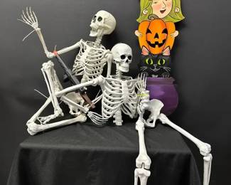 Spooky Skeletons Yard Signs