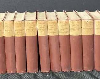 Lot Of Hardcover Antique Books The Works Of Thomas Carlyle