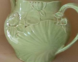 green coffee pot