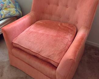 peach cocktail chair