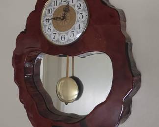 unusual clock and mirror