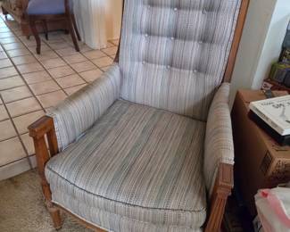 High back chair