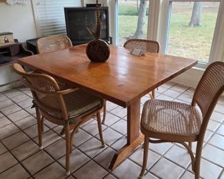 small dinette set, great for breakfast or sunroom