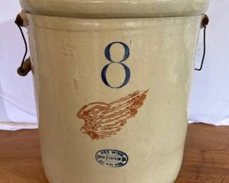 012 Red Wing 8Gallon Stoneware Crock