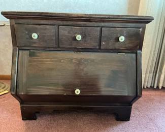 Ethan Allen Pine Sugar Bin End Table