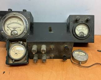 Vintage Equipment for Testing Electrical Currents