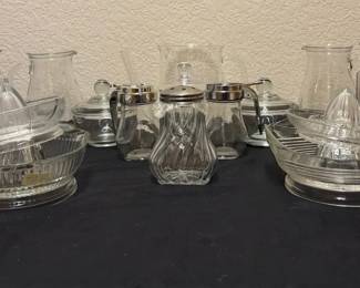 Vintage Clear Glass Ware