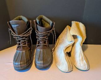 Mens Thinsulate Boots Size 10 LL Beans Inserts
