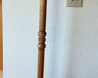 Wood Coat Rack Dog Figurine