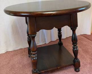 Vintage Round Side Table