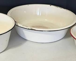 Enamelware Basins