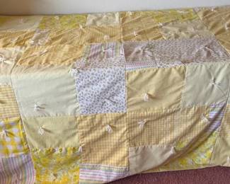 Hand Crafted Machine Sewn Quilt