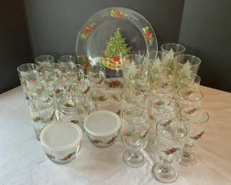 Pfaltzgraff Christmas Glasses