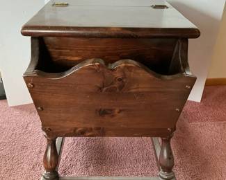Pine Dough Box End Table
