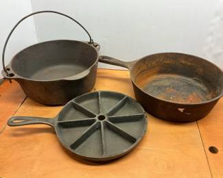 Cast Iron Pans Including Griswold