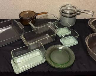 Green Pyrex Bread Pans More