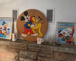 VINTAGE DISNEY WALL ART