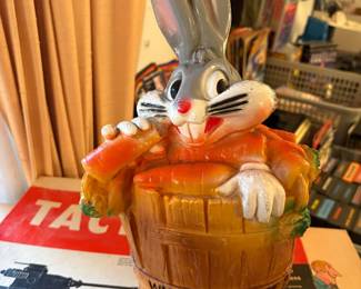 VINTAGE BUGS BUNNY BLOW MOLD BANK