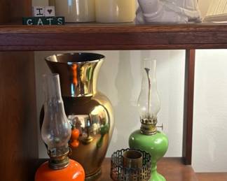 VINTAGE OIL LAMPS