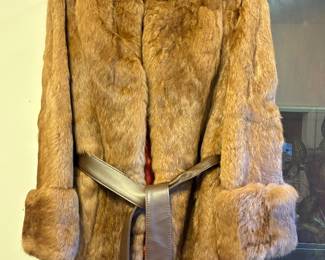 VINTAGE RABBIT FUR JACKET
