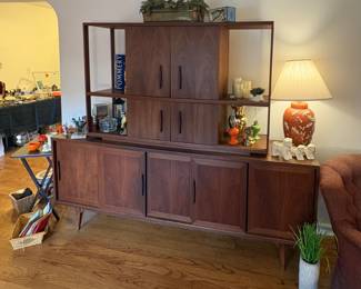 VINTAGE MCM WALL BAR UNIT