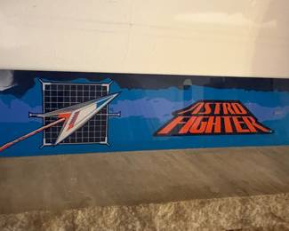 VINTAGE ASTRO FIGHTER SIGN