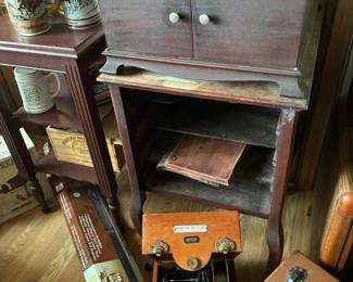 Hamilton trolling, old victrola (needs repair)