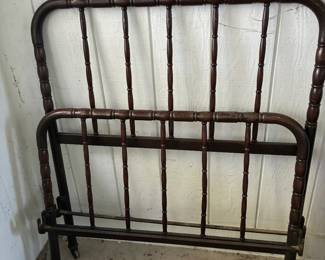 twin antique bed frame