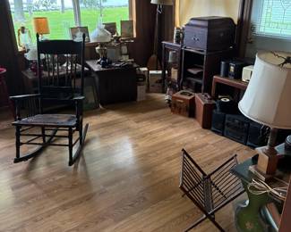 room is full of antiques