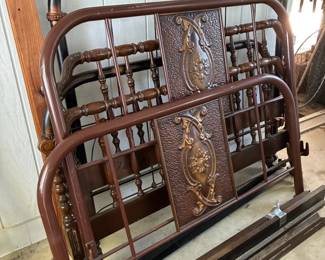 3 full size antique bed frames